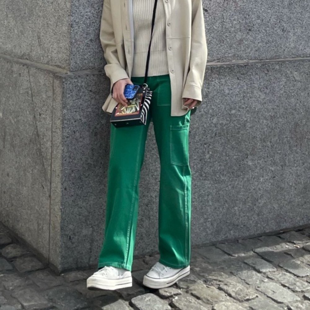 Berksha Green Cargo Pant